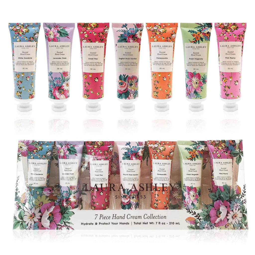 Laura Ashley Set of 7 Luxury Hand Creams