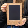 Ancient Wisdom A5 Intention Note Book - LCD Wipe Screen - Cork Leather Effect