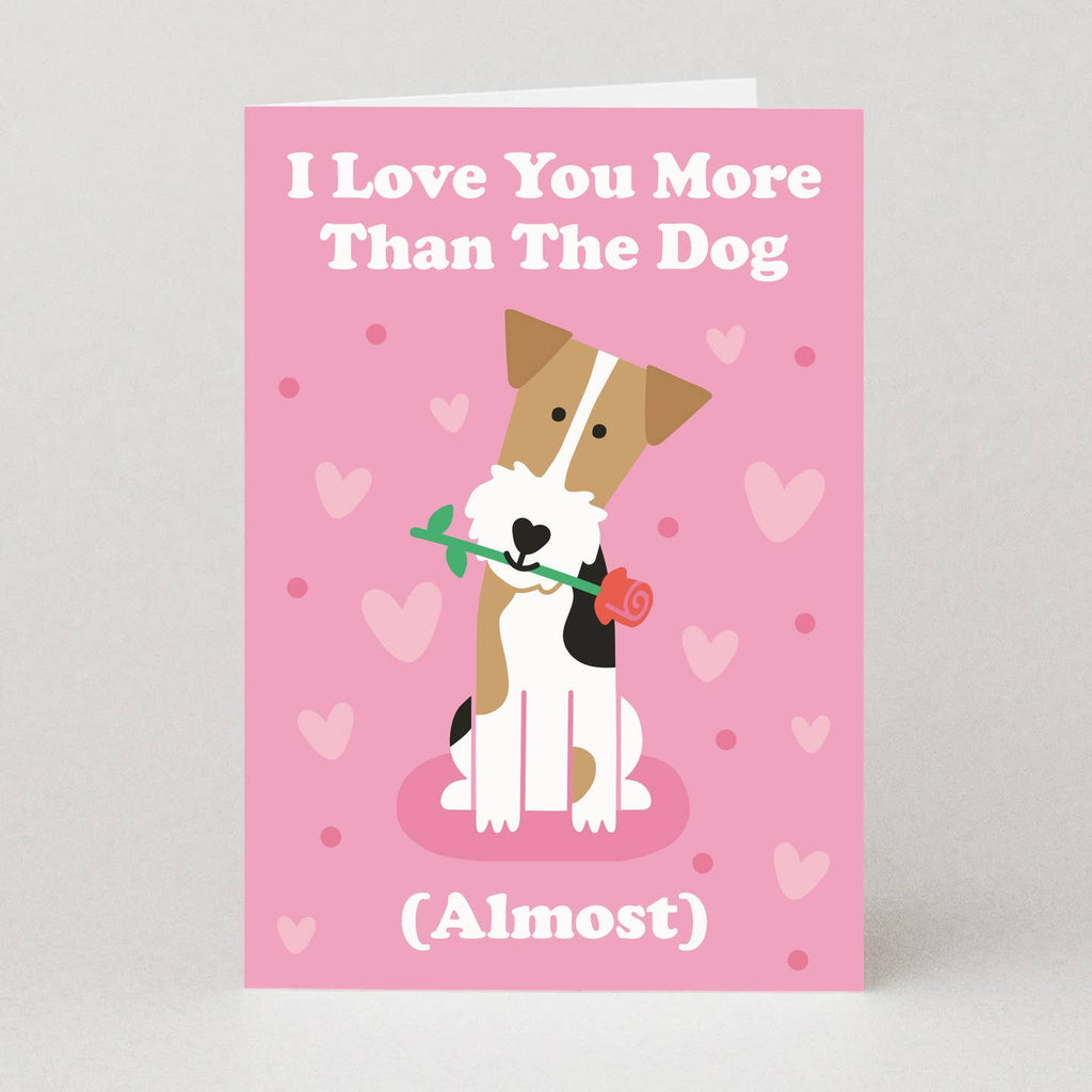 Studio Boketto I Love You More Than the Dog (Almost) Valentine’s Card