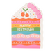 Mifkins Rainbow Sprinkle Cake Die Cut Luxury Birthday Card For Kids