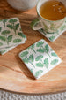 Gisela Graham Resin Coaster 10cm - Artichoke Flower Stem