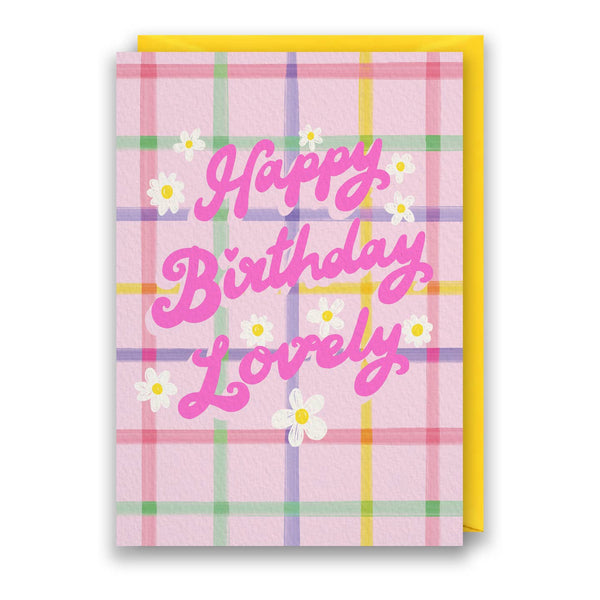 Jessie Maeve Neon Bloom Lovely Birthday Card