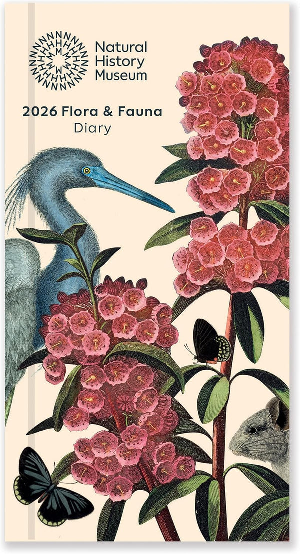 2026 Natural History Museum Flora & Fauna Slim Diary