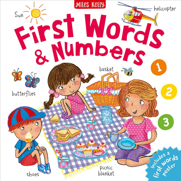 Miles Kelly First Words and Numbers HARDBACK