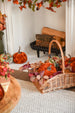 Gisela Graham - Orange Velvet Braid Pumpkin