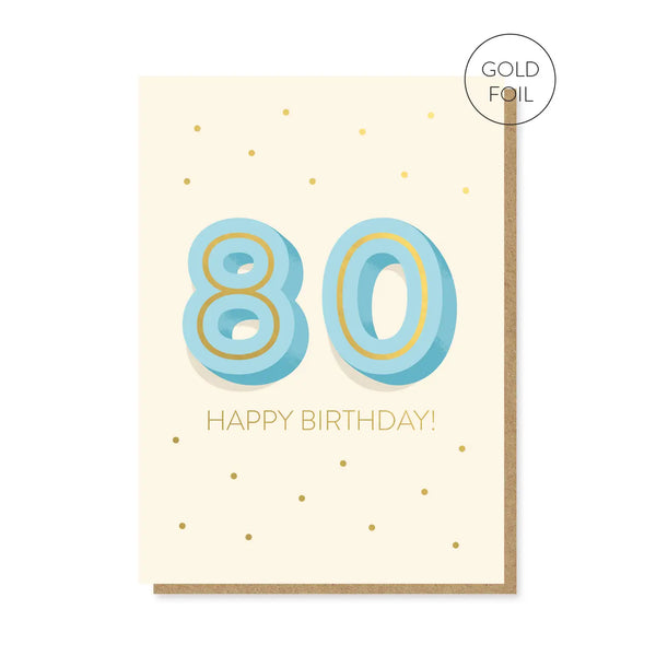Stormy Knight The Big 8-0 Birthday Card