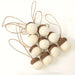 Small White Felt Acorns - 1 Piece