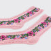 Forever England / Millie Mae Floral Garland Socks - Mauve