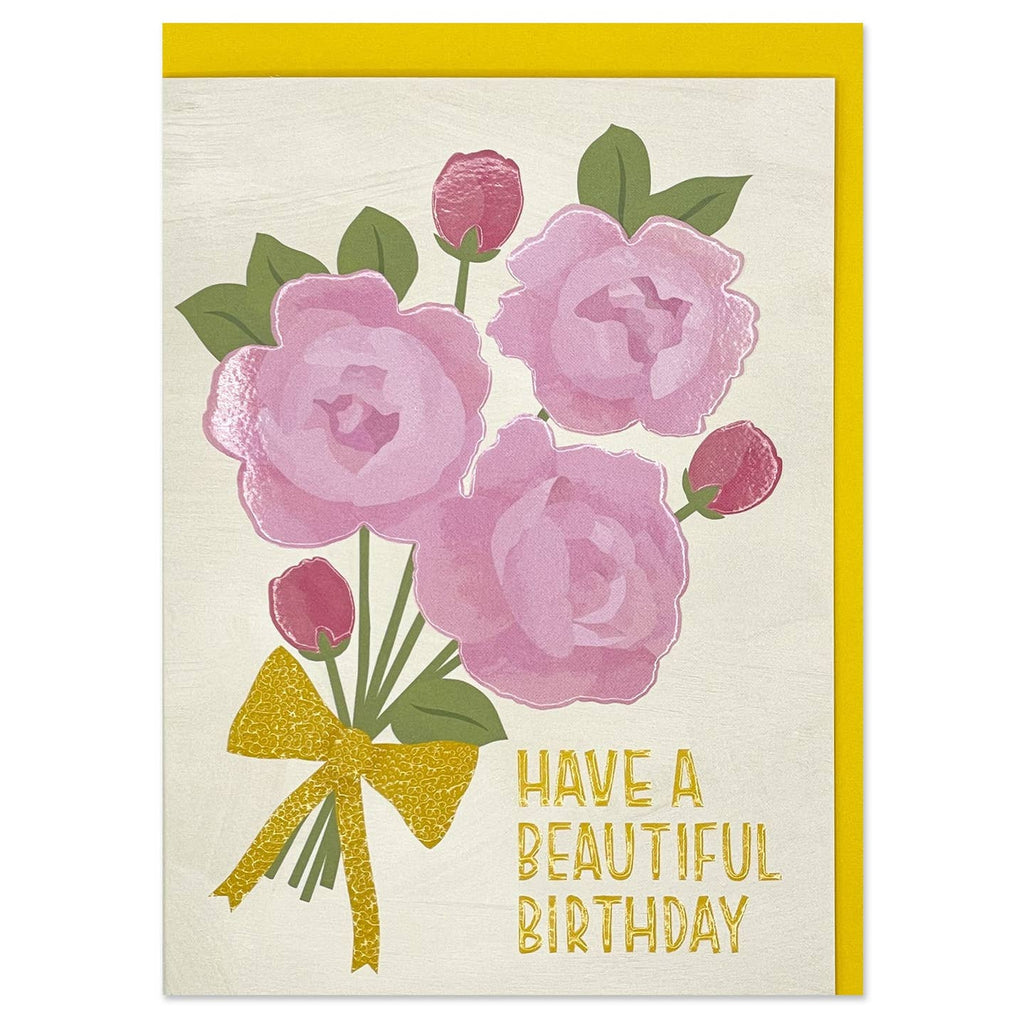 Raspberry Blossom Have A Beautiful Birthday' Card