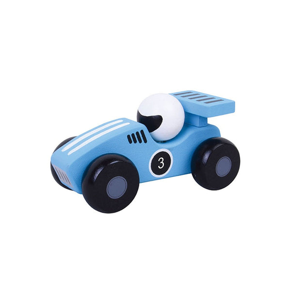 Jumini Wooden Racing Car - Blue