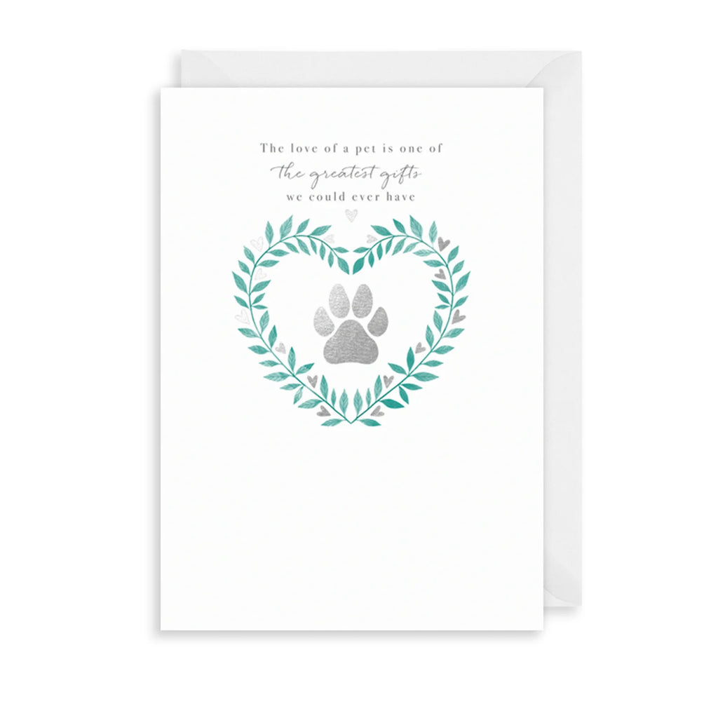 The Art File Pet Condolence Greetings Card