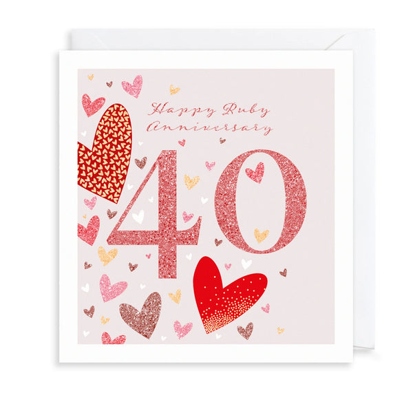 The Art File 40th Anniversary Greetings Card