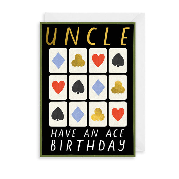 The Art File Uncle Have An Ace Birthday Greetings Card