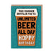 Ohh Deer Unlimited Beer Voucher Birthday Card