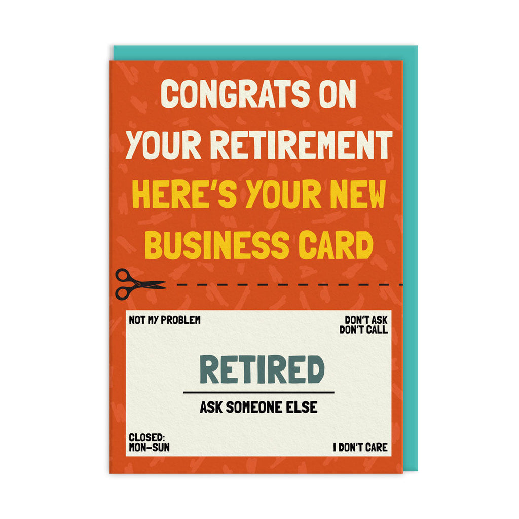 Ohh Deer Retirement Business Card