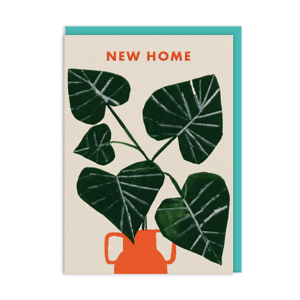 Ohh Deer Monstera New Home Card