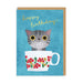 Ohh Deer Teacup Kitten Birthday Card