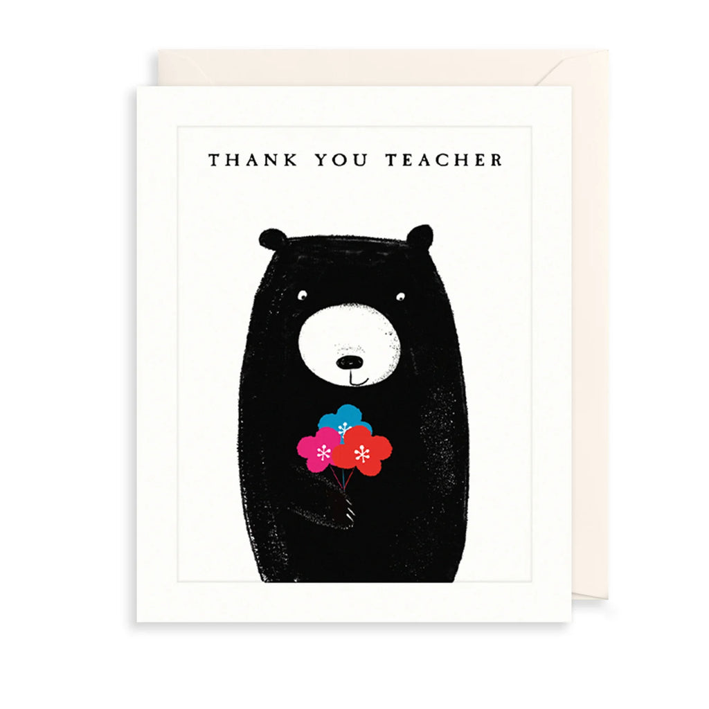 The Art File Thank You Teacher Greetings Card