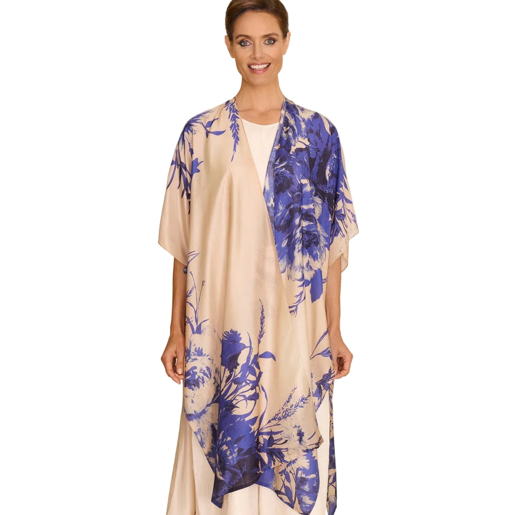 Powder Beach Wrap Around - China Blue Blooms