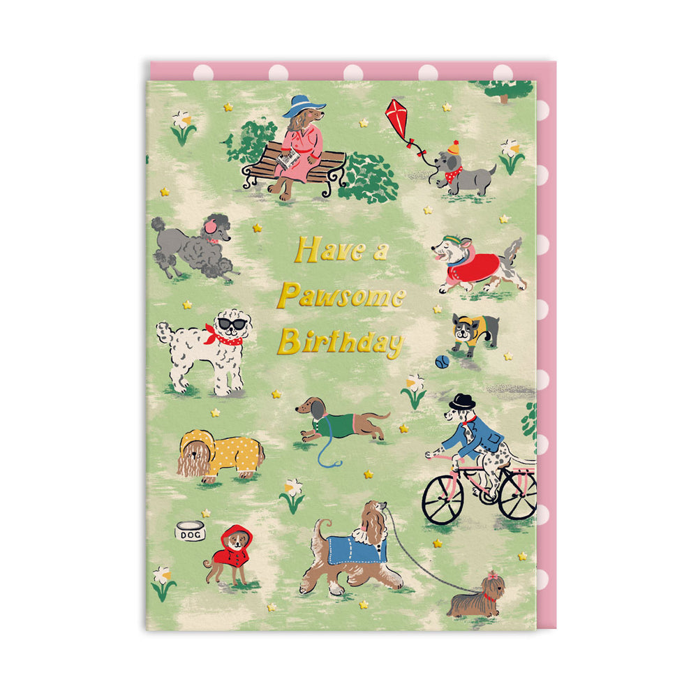 Ohh Deer Cath Kidston Cath Kidston Park Dogs Birthday Card