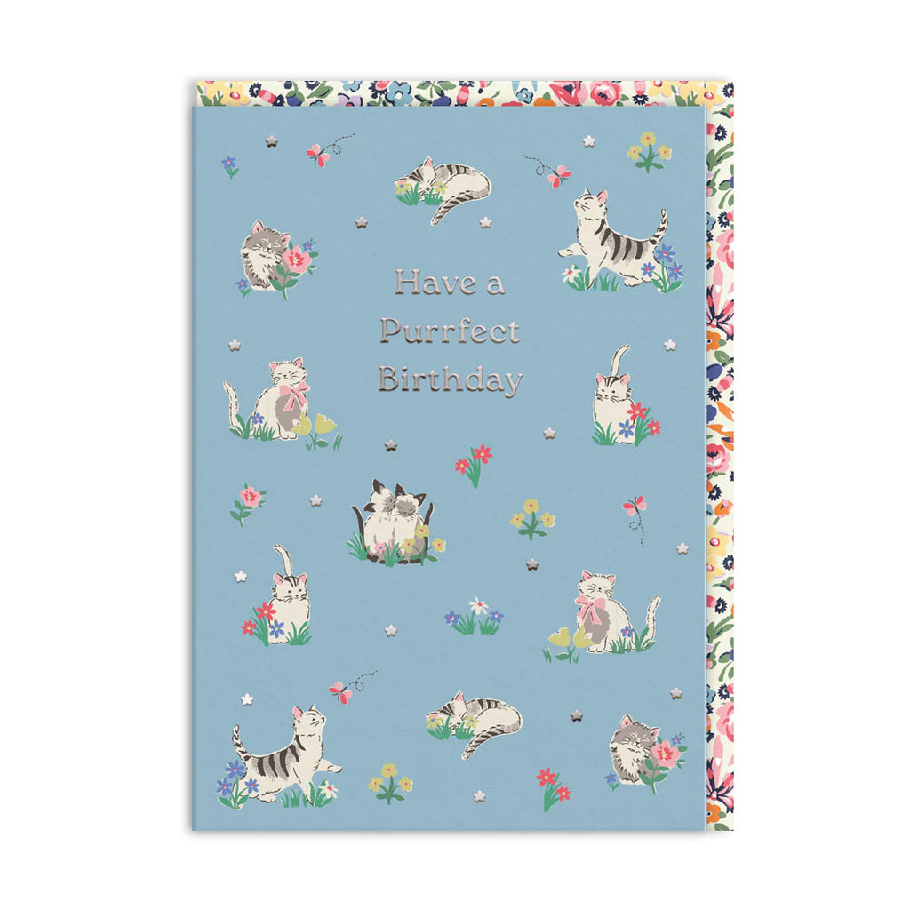 Ohh Deer Cath Kidston Purrfect Kittens Birthday Card