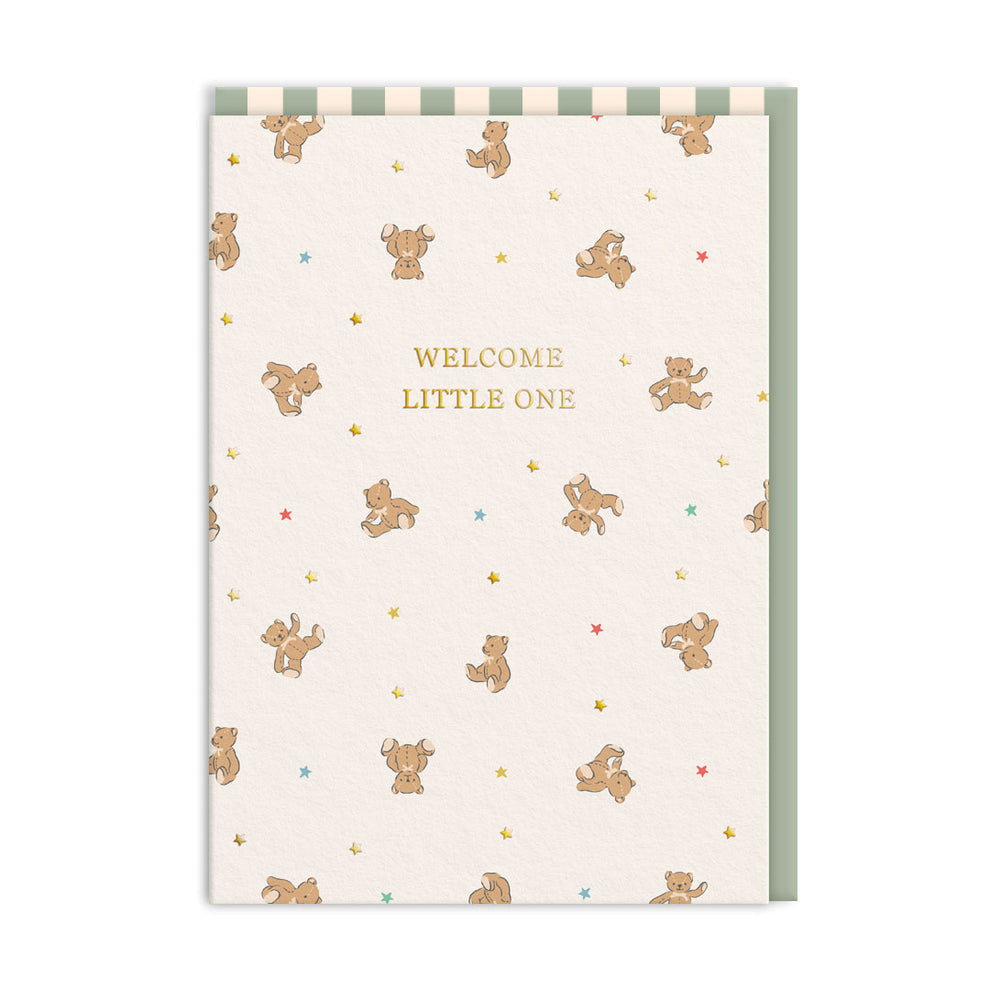 Ohh Deer Cath Kidston Welcome Little One Bears Greeting Card