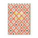 Greeting card with geometric pattern and 'Good Luck' text on a white background