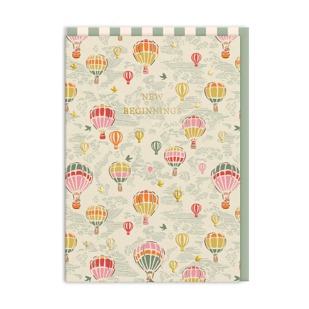 Ohh Deer Cath Kidston Hot Air Balloons New Beginnings Greeting Card
