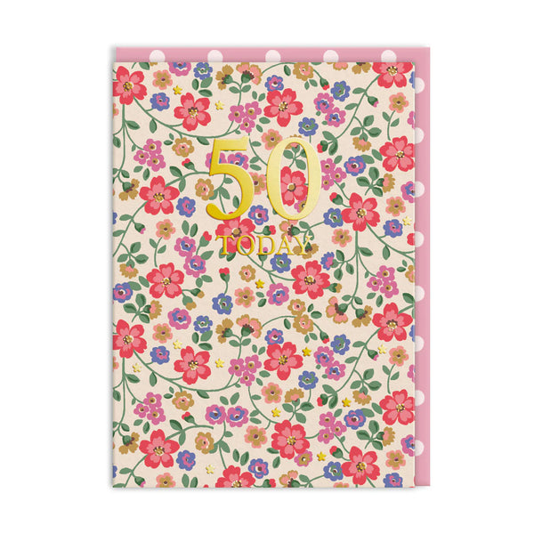 Ohh Deer Cath Kidston 50 Today Birthday Card