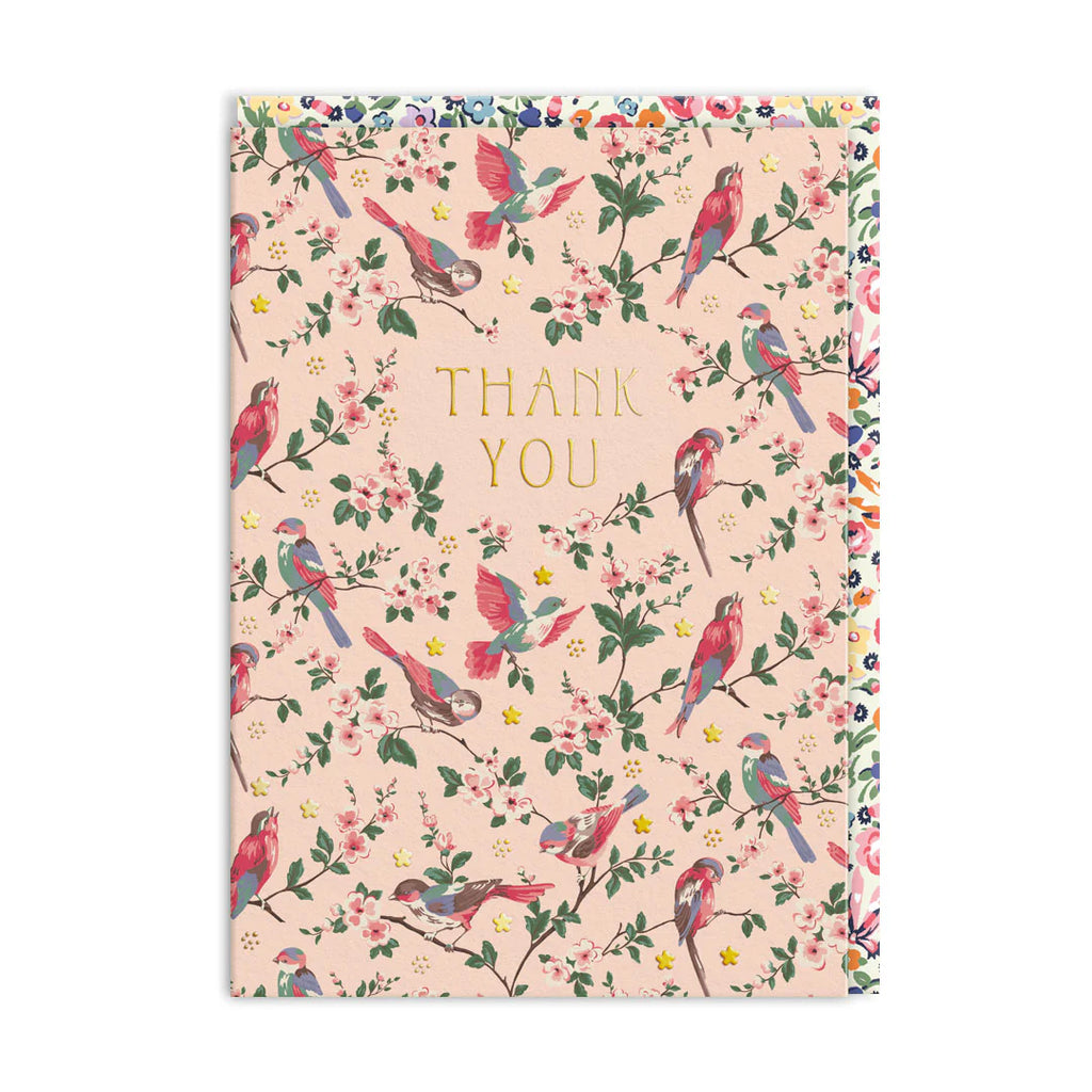 Ohh Deer Cath Kidston Garden Birds Thank You Card