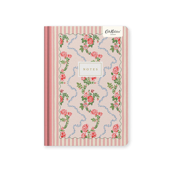 Ohh Deer Cath Kidston Rose Flutter Stripe Hardback Notebook