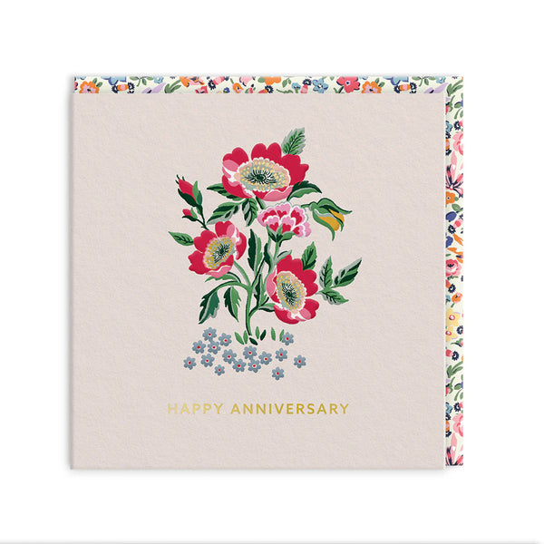 Ohh Deer Cath Kidston Happy Anniversary With Love Mini Square Greeting Card