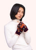 Powder Ladies Highland Cow Wrist Warmers - Damson