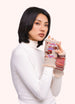 Powder Ladies Sausage Dog Wrist Warmers - Cream