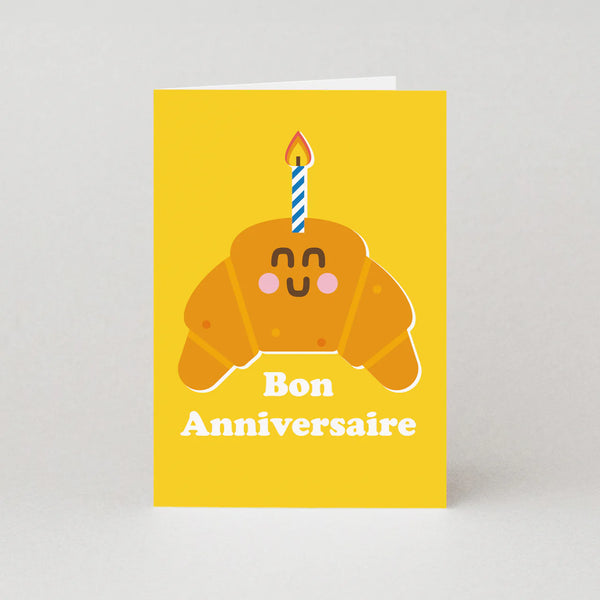 Studio Boketto Croissant - Birthday Card