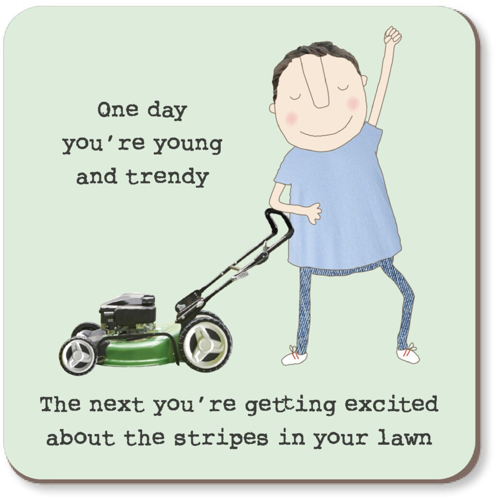 Rosie Made A Thing Lawn Stripes Coaster