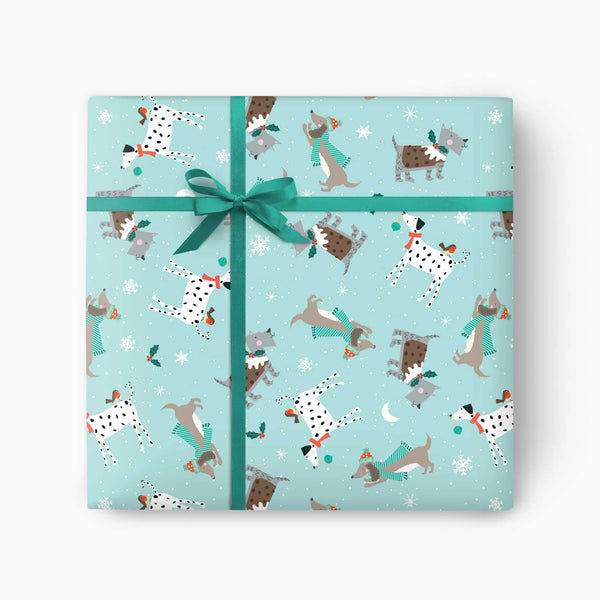 Whistlefish Fantastic Furballs Christmas Wrapping Paper