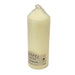 Ancient Wisdom Ivory Church Candle - Tall