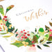 Whistlefish Mistletoe & Floral Wishes Christmas Card