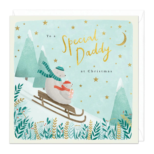 Whistlefish To A Special Daddy Christmas Card