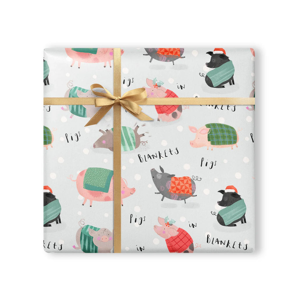 Whistlefish Pigs In Blankets Christmas Wrapping Paper