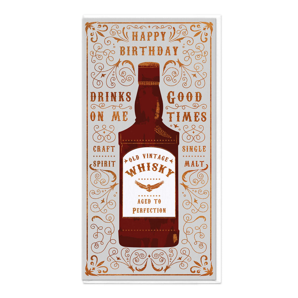 Whistlefish Vintage Whisky Birthday Card