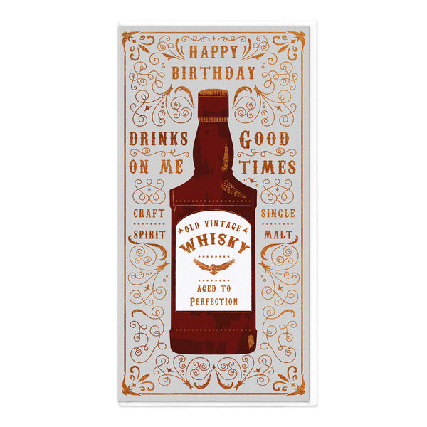 Whistlefish Vintage Whisky Birthday Card