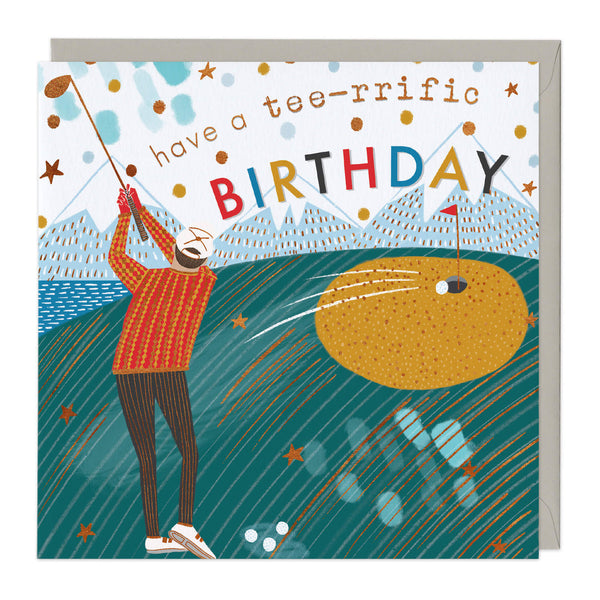 Whistlefish Have a Tee-rrific Birthday Card