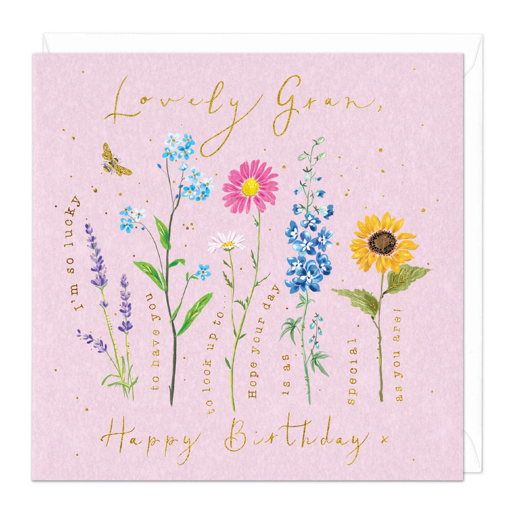 Whistlefish Lovely Gran Birthday Card