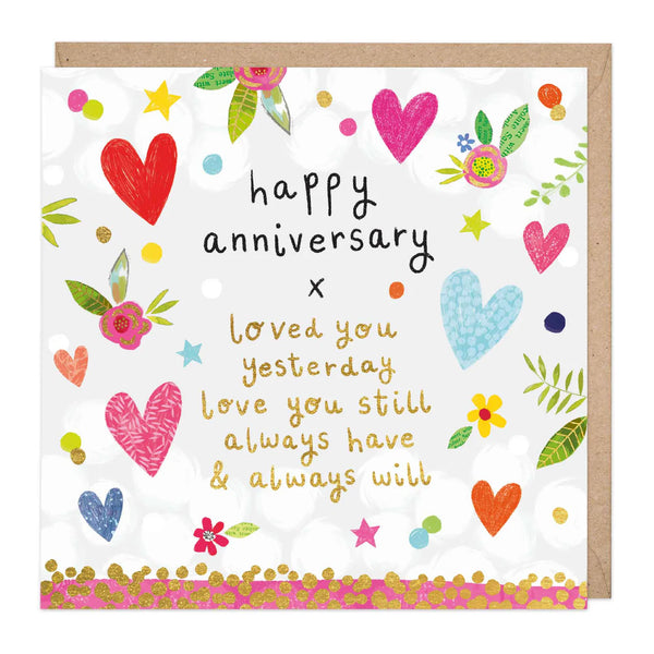 Whistlefish Love You Always Happy Anniversary Card