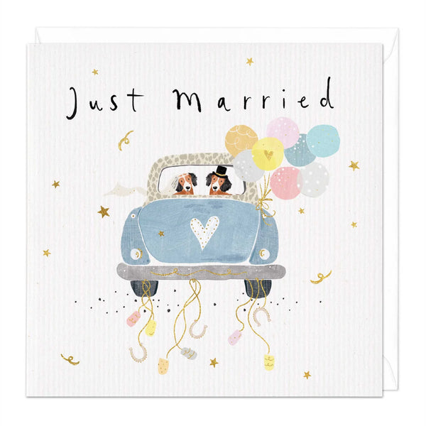 Whistlefish Just Married Card