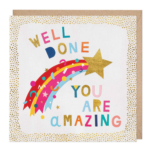 Whistlefish Well Done Amazing Star Card