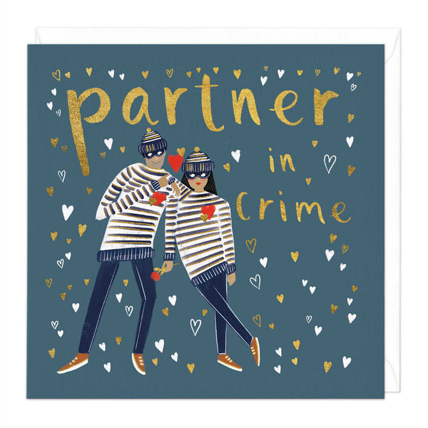 Whistlefish Partner In Crime Hearts Card