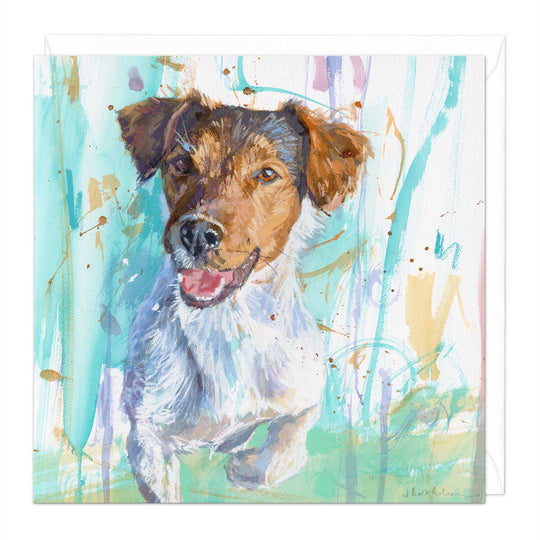 Whistlefish Jack Russell Greetings Card